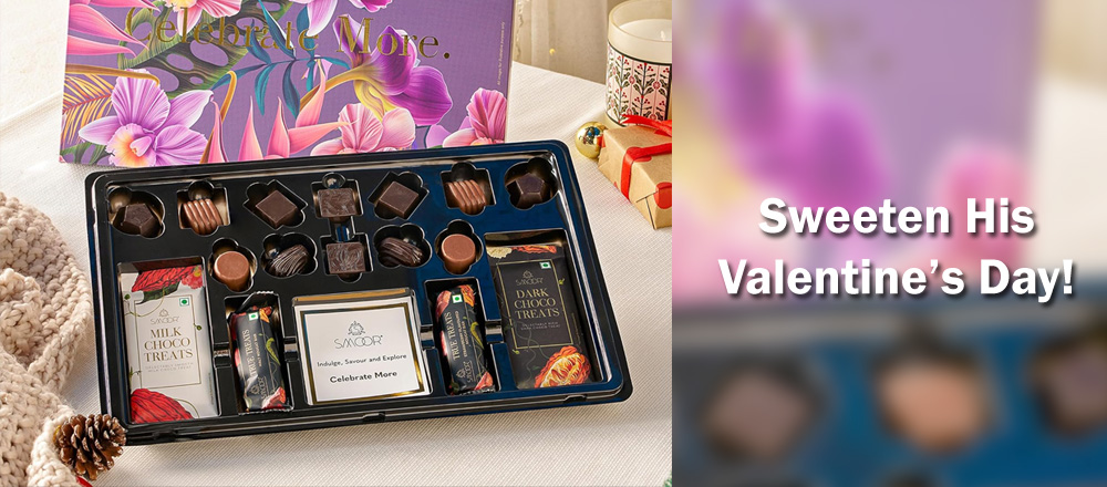 Romantic Gift Ideas for Boyfriend - Luxurious Gourmet Chocolate Box