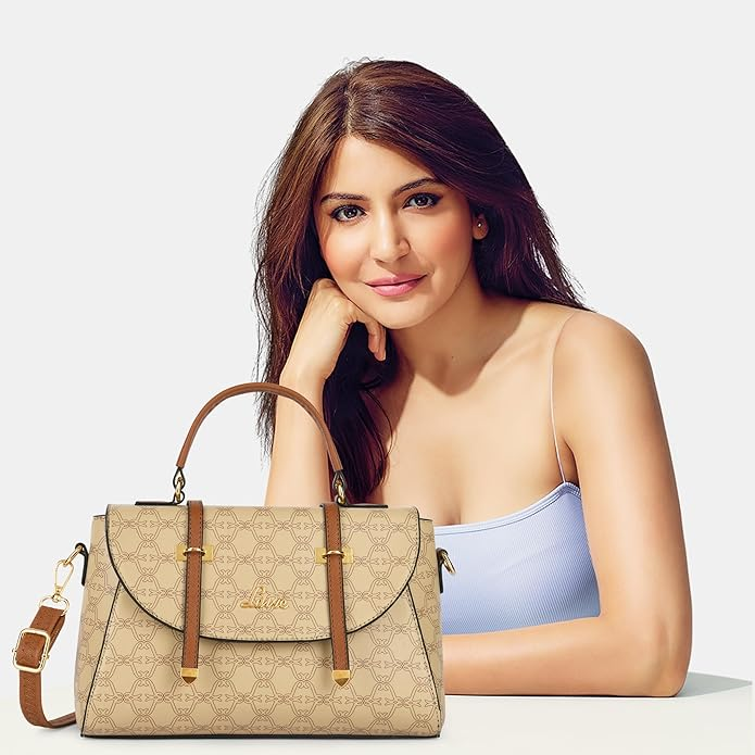 Lavie Women's Mono Beech Flap Satchel Bag | Ladies Purse Handbag