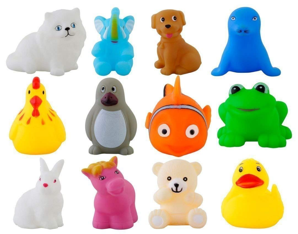 Rubber Colorful Floating Baby Toys