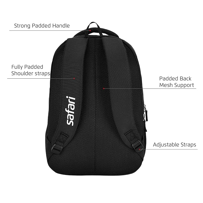 Safari Omega Spacious Laptop Backpack with Raincover