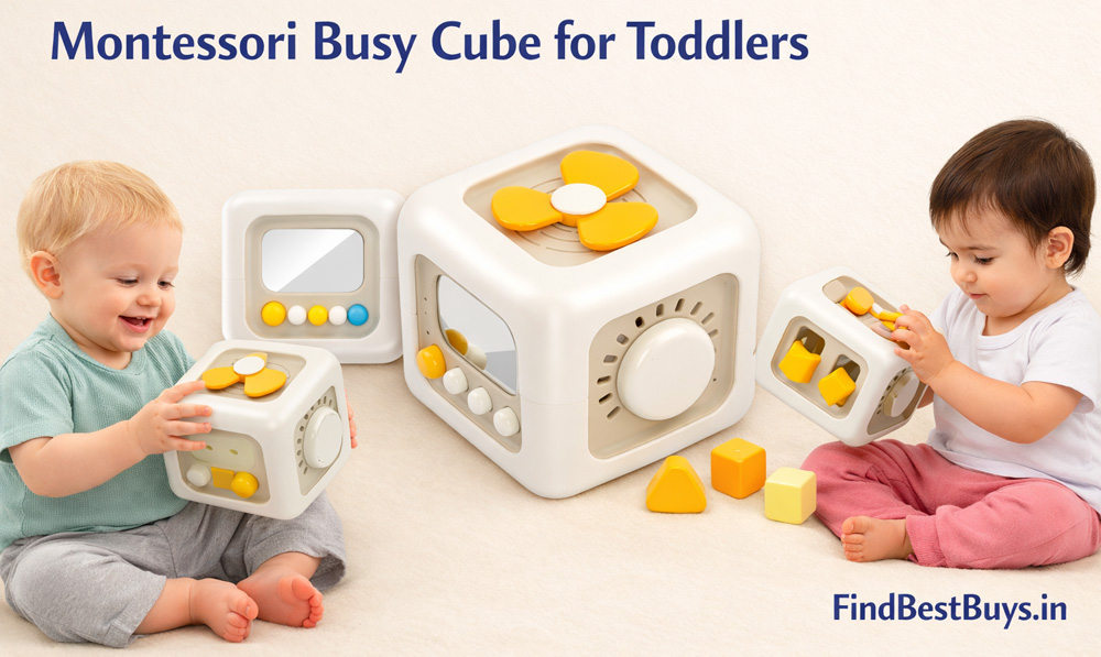 Montessori Busy Cube for Toddlers - Sensory Activity Toy India - FindBestBuys.in